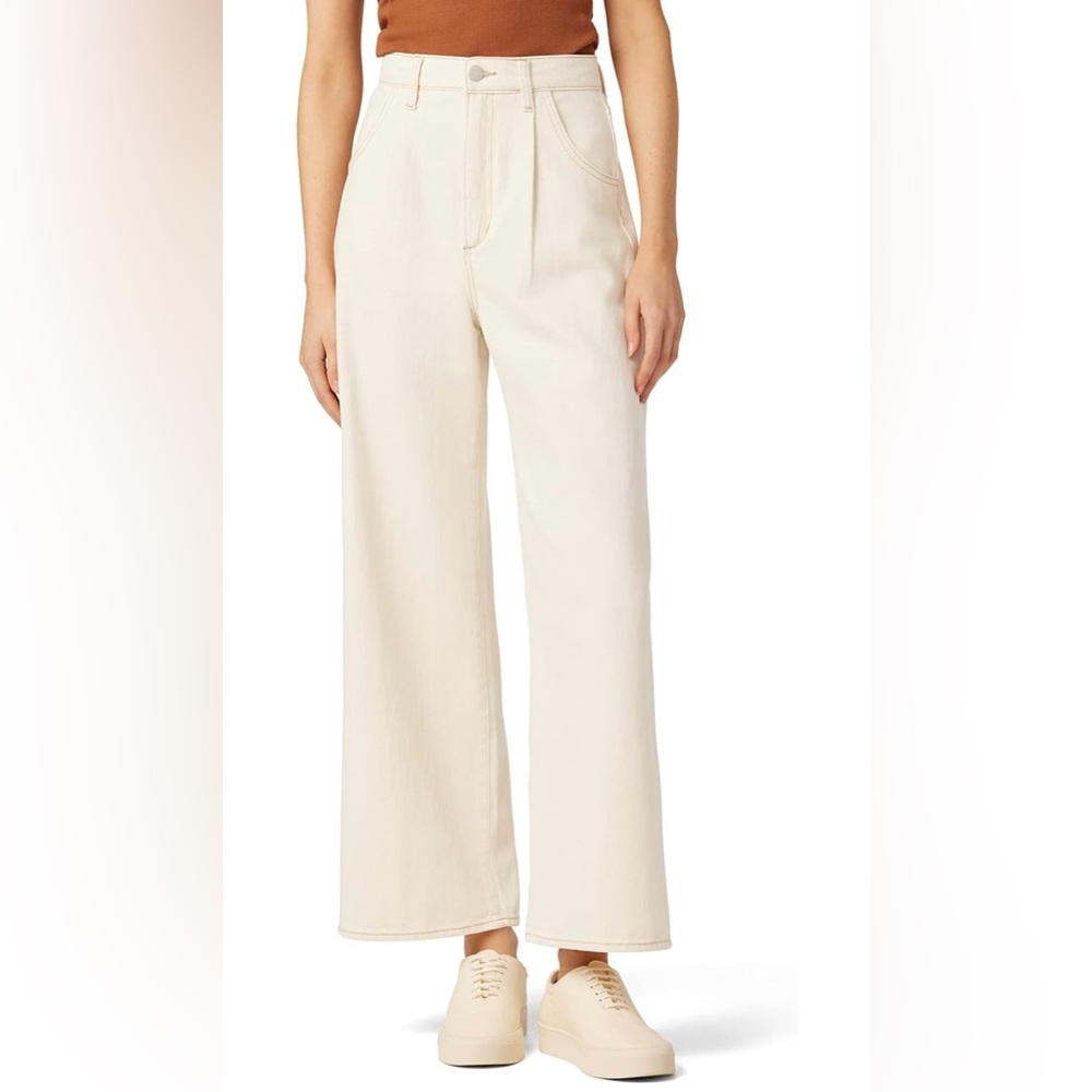 Joe’s Pleated Wide Leg Jeans